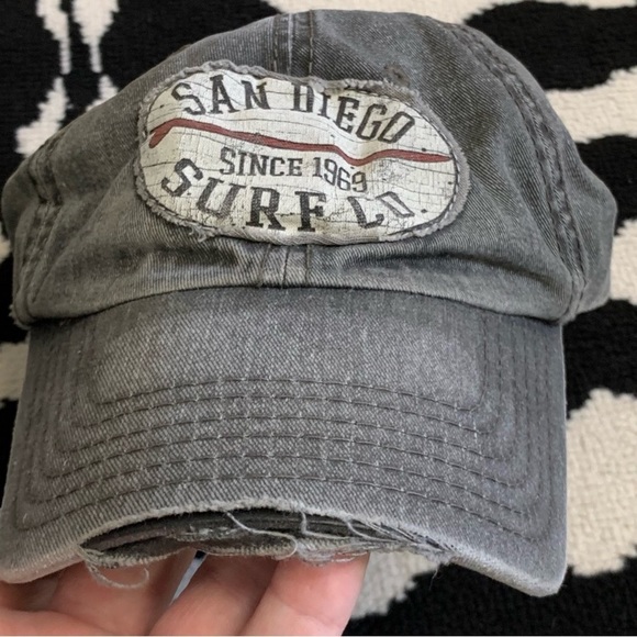 San Diego Distressed Surf Co. Dad Hat - Picture 4 of 8